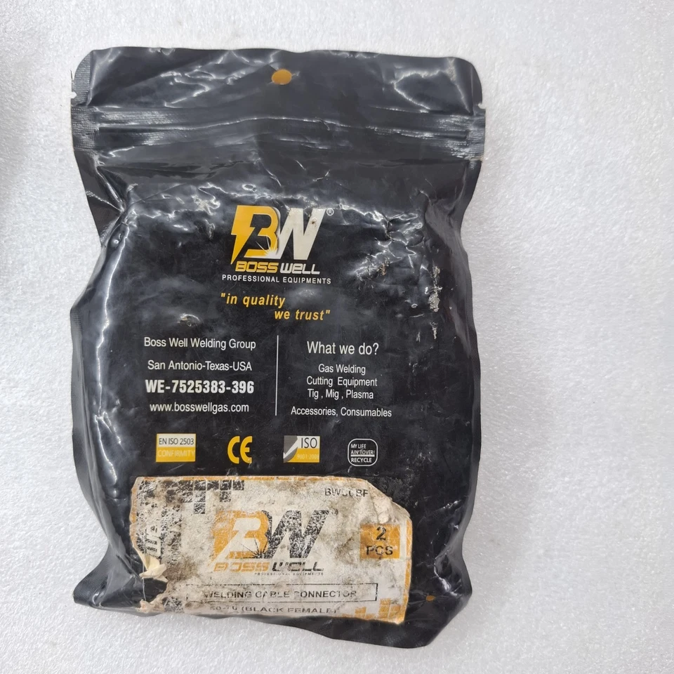 Boss Well (BW) WELDING CABLE CONNECTOR DKJ50-70 (BLACK FEMALE)